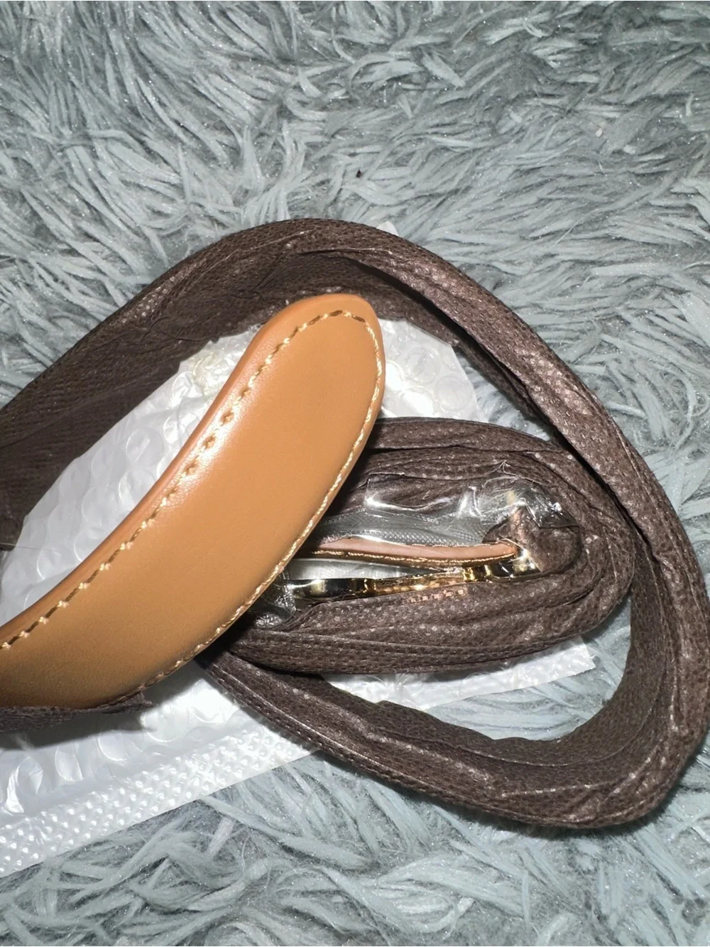 Woman’s Classic Light Brown Belt - Pants Size 25-33” - NEW